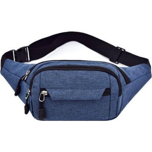 Fashion waist bag for men and women outdoor sports travel mountaineering mobile phone bag multi-functional large capacity fanny