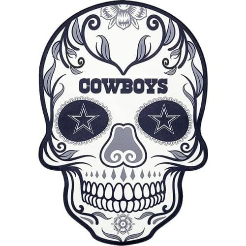 App Icon Cowboys Unisex Outdoor Trail Dia De Los Muertos Skull Decal Car Accessories Decoration Helmet