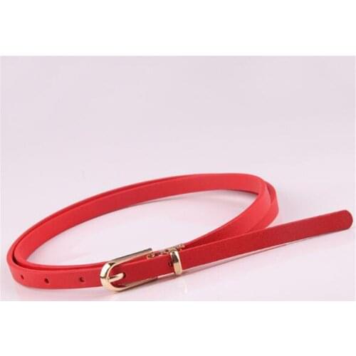 New Belt Woman Waist PU Leather 108cm*1cm Female for Dress Lady Strap Decorative Casual Waistband