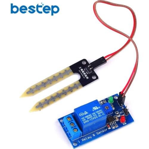 Soil Moisture Sensor Relay Control Module DC 5V 12V soil moisture sensor relay Automatic watering of humidity starting switch