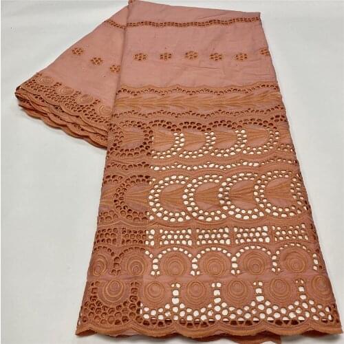 SJ Lace 2021 Swiss Voile Lace In Switzerland High Quality African Lace Fabric With Stones Small Eyelet Cotton For Party L2-20