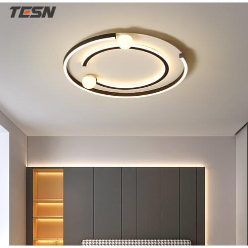 Bedroom lamp modern minimalist round led lamp creative personality study room living room lamp Nordic designer ceiling lamp