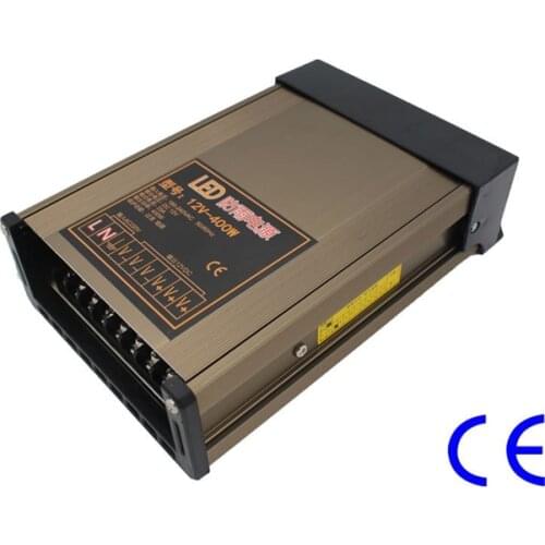 High Power 400W IP33 Waterproof LED Driver Supply Transformer For DIY Floodlight Spot light Led display power drive light box