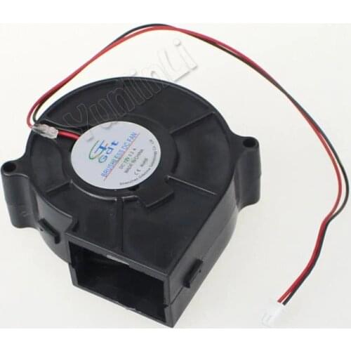 12V Direct Current Air Blower 7.5cm Small Size Blowing Machine Heat Emission Fan Air Exhauster GDT7530S