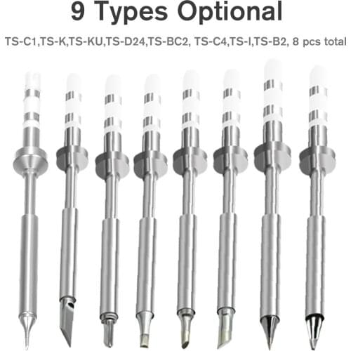 Replacement Soldering Iron Tips for SQ-001 SQ-D60 Soldering Iron(TS-C1)