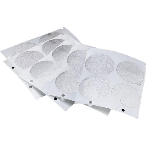 40pcs Seals Refill Nespresso Coffee Capsulas Stickers Refillable Nespress Coffee Pod Films Reusable Italian Coffee Filters Lids