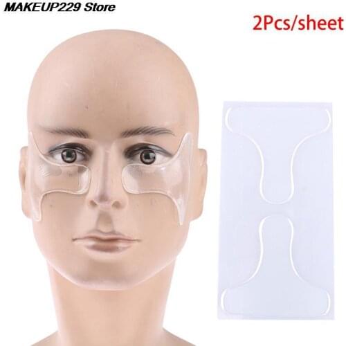 1Pair Anti Wrinkle Eye Face Pad Reusable Face Lifting Silicone Overnight Remove Lines Facial Beauty Tool