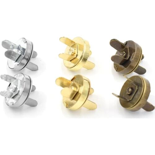 10 sets per pack. Bags magnetic clasp. Metal snap. Environmental magnetic clasp. 18 mm thickening magnetic buckle