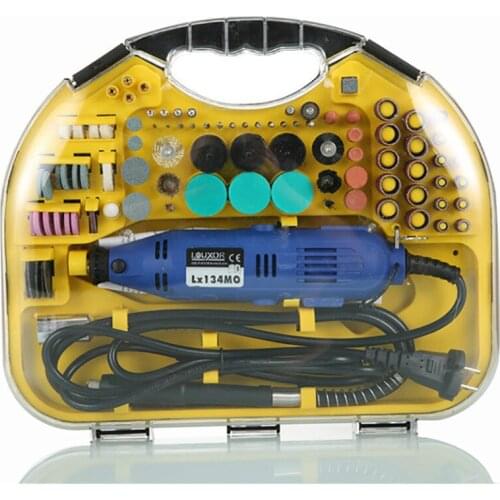 110V/220V Drill Grinder Rotary Tools Kit Set for DIY Grinding Wood Steel Hand Mini Drill Machine Drilling Polishing Power Tool