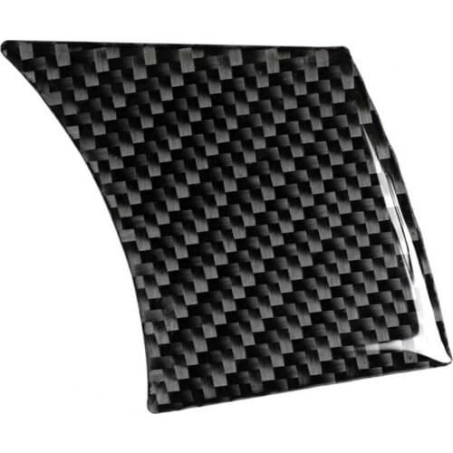 2Pcs Carbon Fiber Steering Wheel Button Frame Cover Trim Sticker Compatible with Nissan 350Z 2003-2009