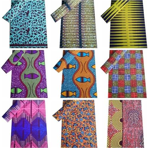 6yards african wax print fabric for clothes ankara print Ciecle african fabric ankara wholesale polyester wax fabric for dressT1