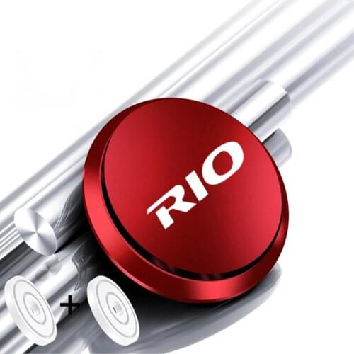 Car Air Freshener car interior ornaments solid balm ornaments round seat for kia rio Aluminium accessories