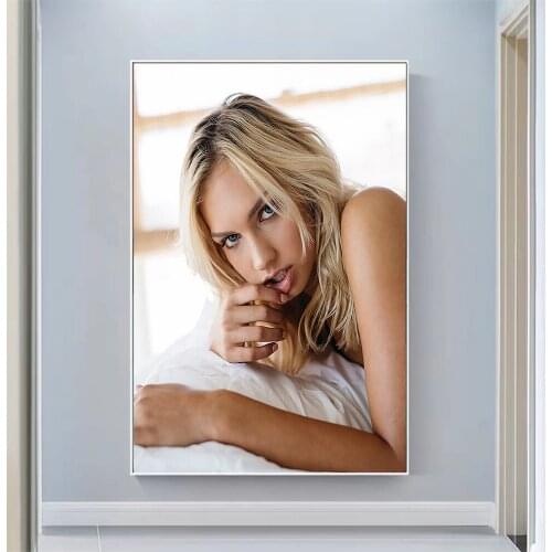 Barrett Taylor Sharpe 2 Sexy Model Pretty Girl Swimsuit Pose Wall Silk Cloth HD Poster Art Home Decoration Gift