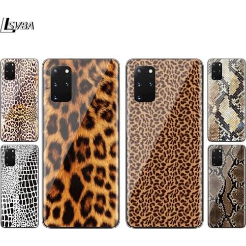 2018 Leopard print For Samsung S20 FE Ultra Plus A91 A81 A71 A42 A51 5G UW A41 A31 A21 A21S A11 A01 Phone Case