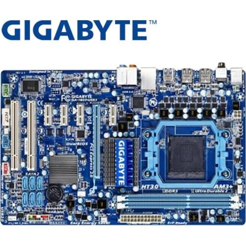 GIGABYTE GA-780T-USB3 Desktop Motherboard 760G Socket AM3+ DDR3 16G ATX For AMF FX/Phenom II/Athlon II Original Used Mainboard