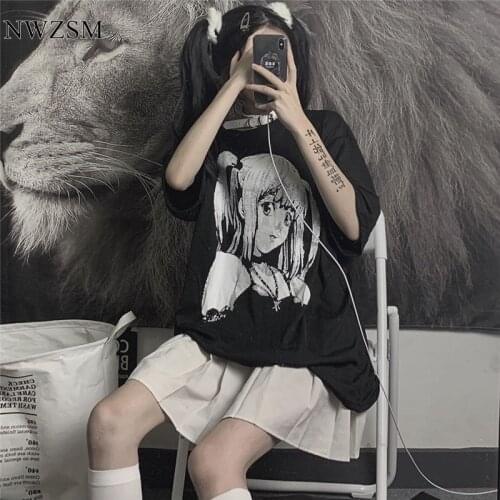 T-shirt men and women 2021spring and summer new style Cosplay Tops anime short sleeve Korean Oversize Coat
