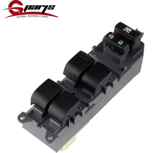 G-Parts Car Lighted Power Window Regulator Master Control Switch For Toyota Yaris 2007-2014 84820-02190 84820-52250 84820-06070