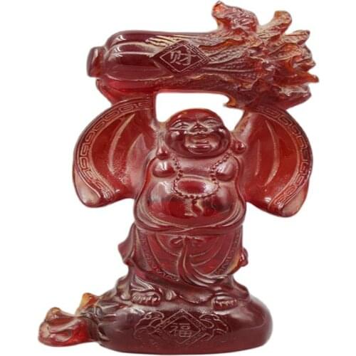Antique imitation amber crafts antique miscellaneous Succinum ornaments for Buddha Home Furnishing town house property
