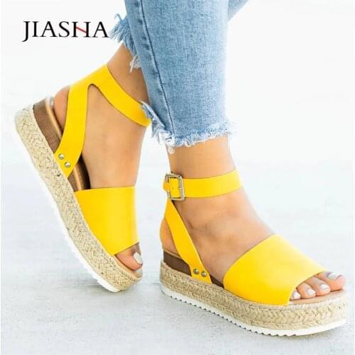 Summer sandals women shoes 2021 new flip flop platform sandals wedges shoes woman high heels sandals plus size laides shoes