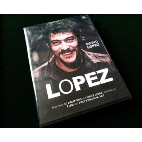 LOPEZ by Mario Lopez & GrupoKaps Productions (Gimmick+DVD) - For Professional Magicians,Close up Magic Props Illusions Fun