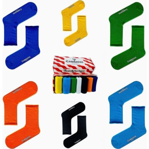 Socks 7 Pieces Set Solid Color Design Unisex Women And Men Sweatproof Washable Flexible Discount Summer Winter Spring Autumn Yes