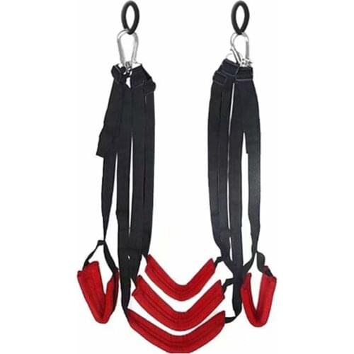 2021 New Sex Swing Sex Furniture Fetish Bandage Adult Games Chairs Hanging Door Swing Sex Toys for Couple Soft Material Sex Shop