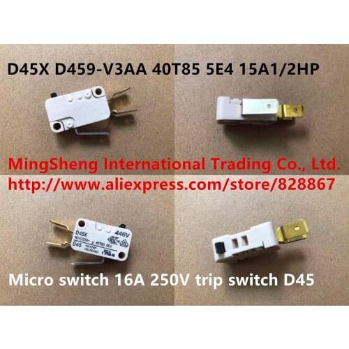 Original new 100% D45X D459-V3AA Germany imports micro switch 16A 250V trip switch 40T85 5E4 15A1/2HP