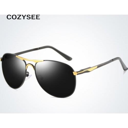 P Sunglasses Men Polarized Mirror Driving Retro Sun Glasses UV400 High Quality