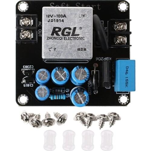 2019 New 1PC 100A 4000W High-Power Soft Start Circuit Power Board for Class A Amplifier Amp Electrical Equipment