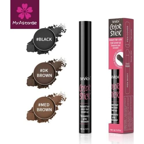 Sevich 3 Colors Hair Root Shadow Powder Pen Waterproof Hair Shadow Trimming Hairline Edge Control Hair Root cover-up stick