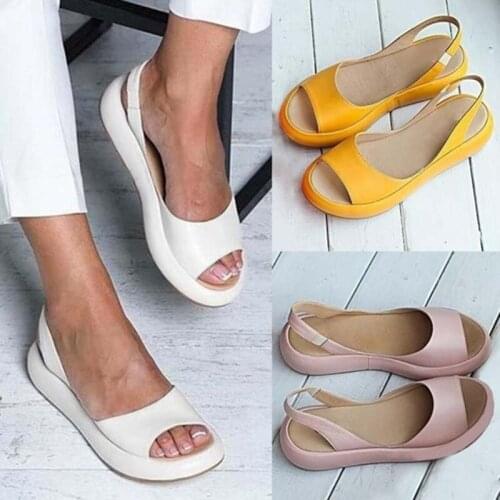 Fashion Candy Color Women Sandals Flip Flops Summer Rome Slip-On Breathable Non-Slip Shoes Woman Slides Solid Casual Female