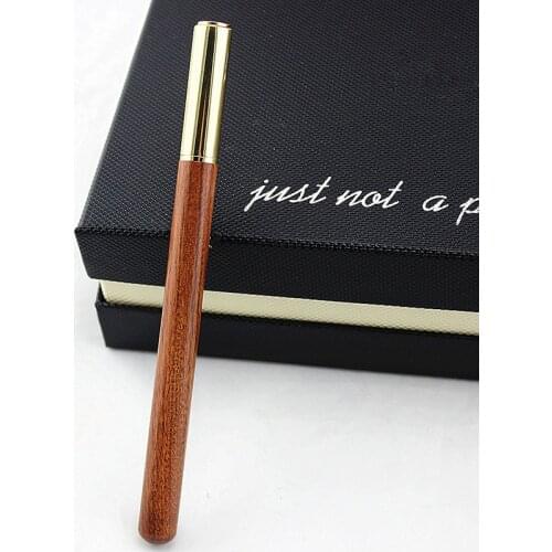 New wood Ballpoint Pens Office Business Name Roller Ball Pen Student School Stationery Supplies