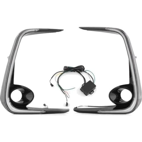 Car Front Bumper LED DRL Daytime Running Light Turn Signal Light for Toyota Corolla 2019 2020