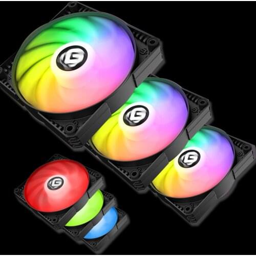 Phanteks 12CM 14CM RGB Fan 3PIN/4PIN Motherboard Chassis PWM Fan Soft Lighting Cooler Kit Adjustable Water Cooler Custom PC Fan