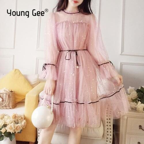 Свободные летние платья Young Gee China At AliExpress