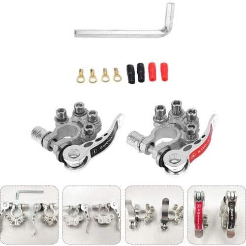 1 Set Practical Car Battery Terminal Connector Quick Release Battery Terminals
