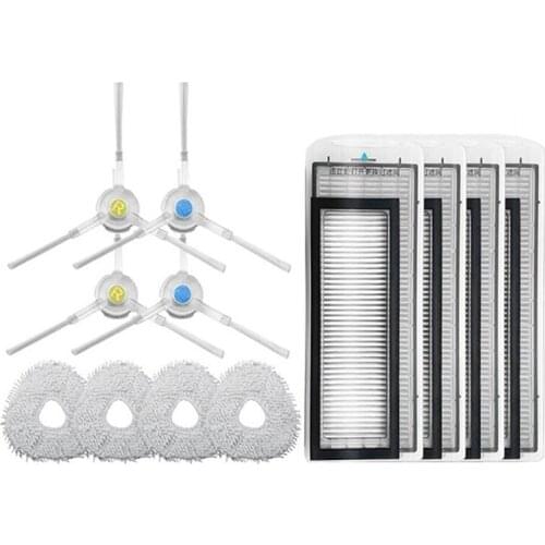 12 Pcs Replacement Parts For Narwal J1 Robot Vacuum Cleaner Side Brush HEPA Filter Mop Cloth Rags