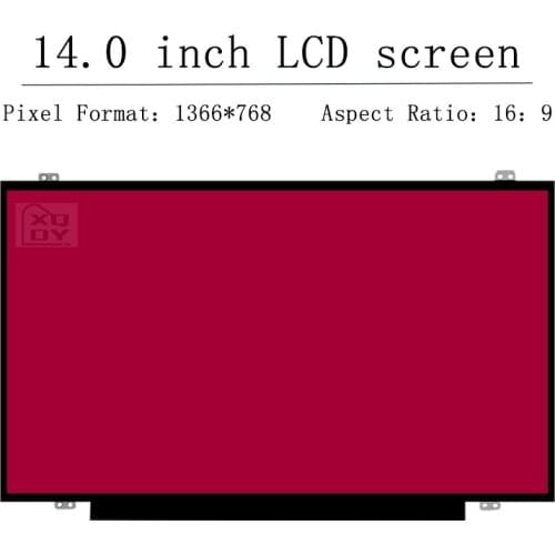 14" Slim LED matrix For dell inspiron 14-5448 3443 5443 3458 5458 5459 5457 3459 laptop lcd screen panel 1366*768 30 pins EDP