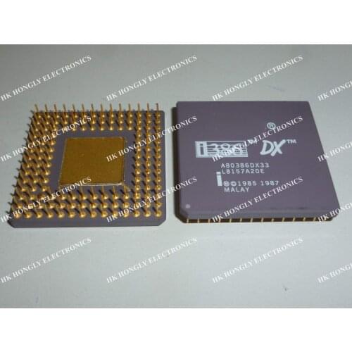 2PCS A80386DX33 PGA NEW