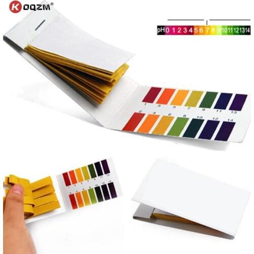 Amazing 80StripsPH Test Strip Aquarium Pond WaterTesting PH Litmus PaperFull RangeAlkaline Acid1-14Test Paper Litmus Test70x45mm
