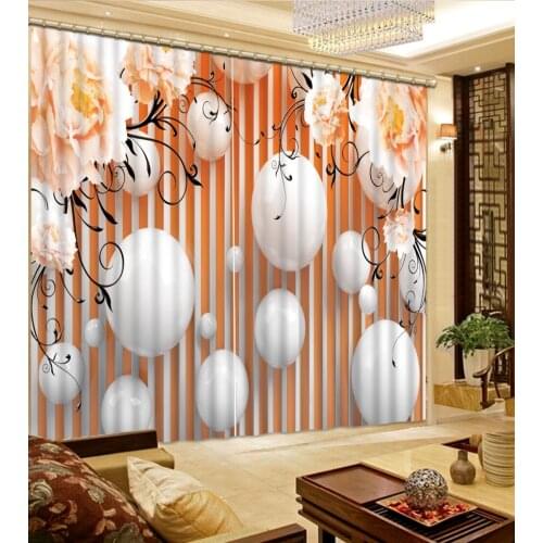 Window curtains for living room stereoscopic fashion decor home decoration for bedroom living room curtain
