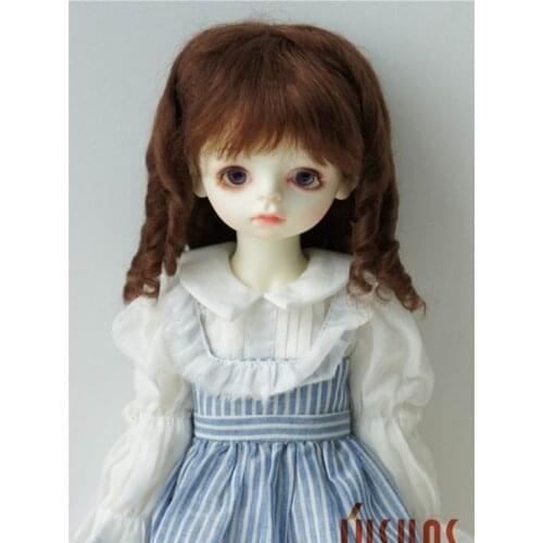 JD178 1/3 Blyth Doll wigs,9-10inch Mohair BJD wig 23-25CM roll wigs Doll accessories
