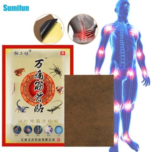 8pcs Scorpion Venom Plaster Pain Relief Patch Rheumatoid Arthritis Knee Joint Muscle Sprain Orthopedic Herbal Medicine Plaster