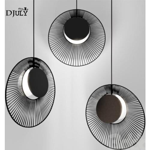 Postmodern shell chandelier lighting for villa living room kitchen nordic designer hanging lamp industrial indoor led fixtures