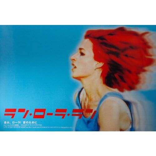 Run Lola Run Japanese Movie Art print Silk poster Home Wall Decor
