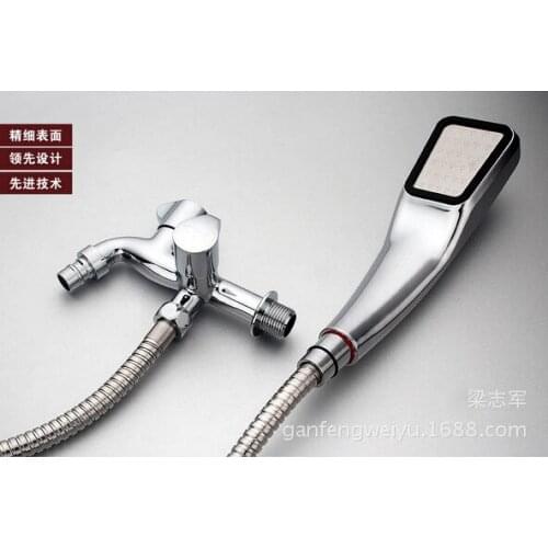 Full copper washing machine faucet mop pool faucet washing machine dual-use multi-headed one into two-way faucets