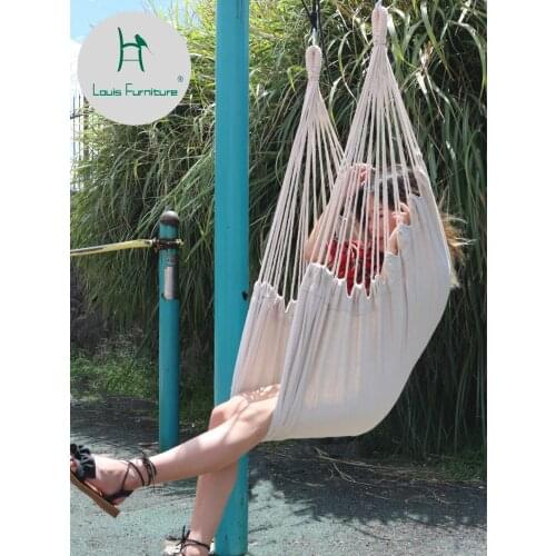 Louis Fashion Hammock Bedroom Student Dormitory Indoor Lazy Person Lovely Rocking Chair Modern