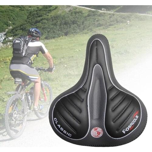 MTB Thickened Comfortable Road Bike Cycling Anti-shock Soft Saddle Seat Pad Cushion Cover Cycling Saddle for Bicycle Accessories