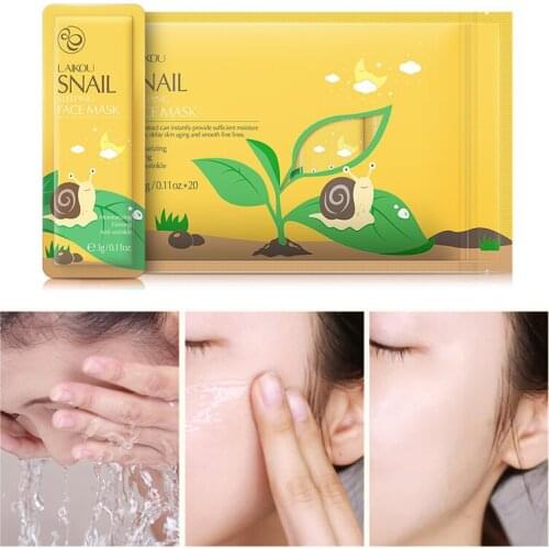 Moisturizing Face Sleeping Mask Oil Control Anti Wrinkle Snail Collagen Repair Night Cream Anti-aging Hydrating No-clean Mask