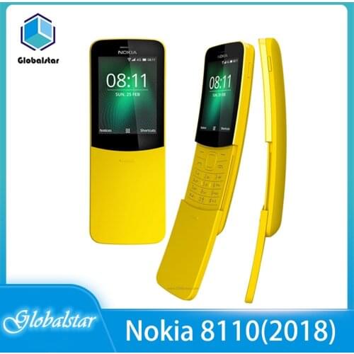 Nokia 8110(2018 4G ) Refurbished Original NOKIA 8110 (2018) Mobile Cell Phone Unlocked Refurbished high quality 4G Cellphone Pho